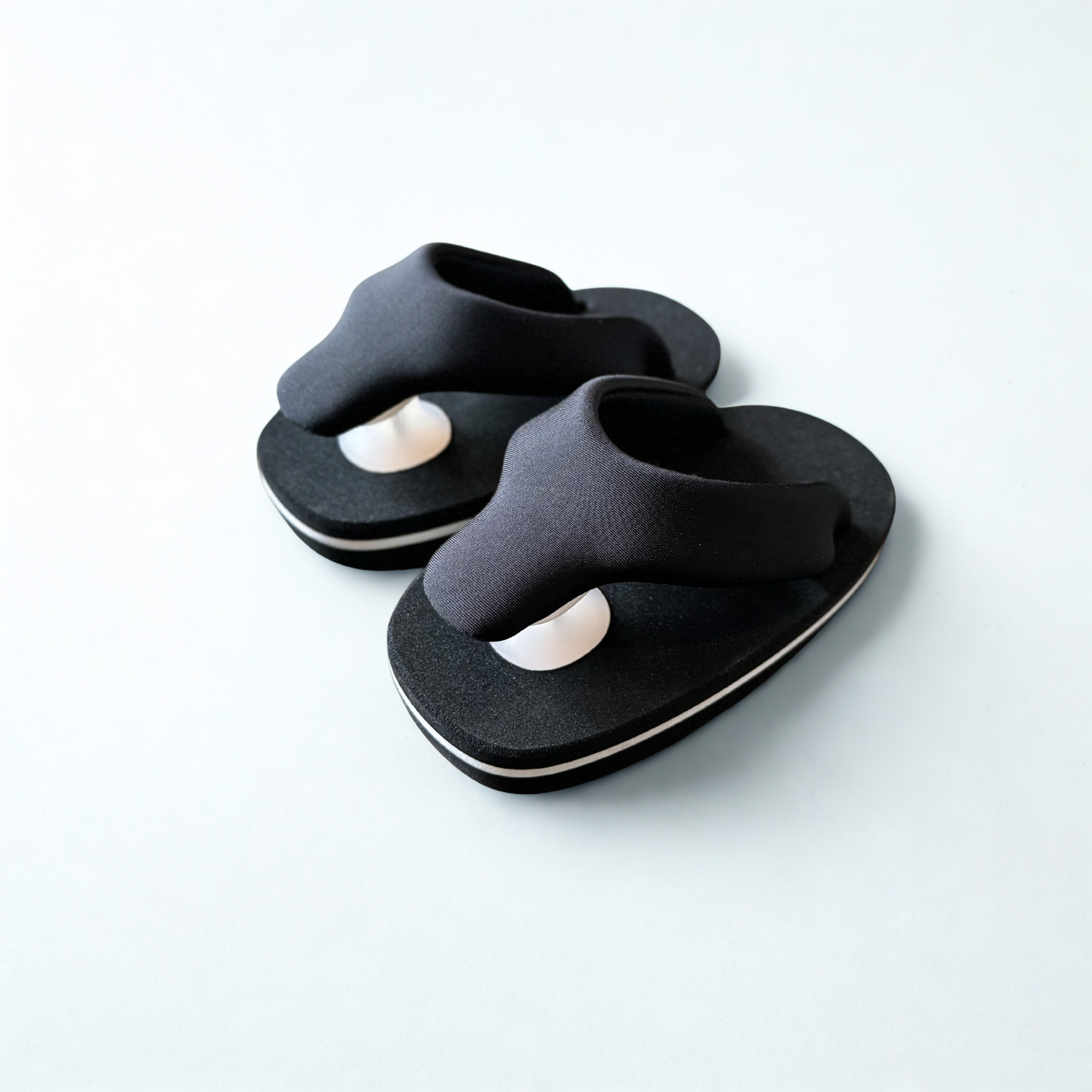 Co JOJO × DENCHU Black sandals ブラック サンダル / Co JOJO