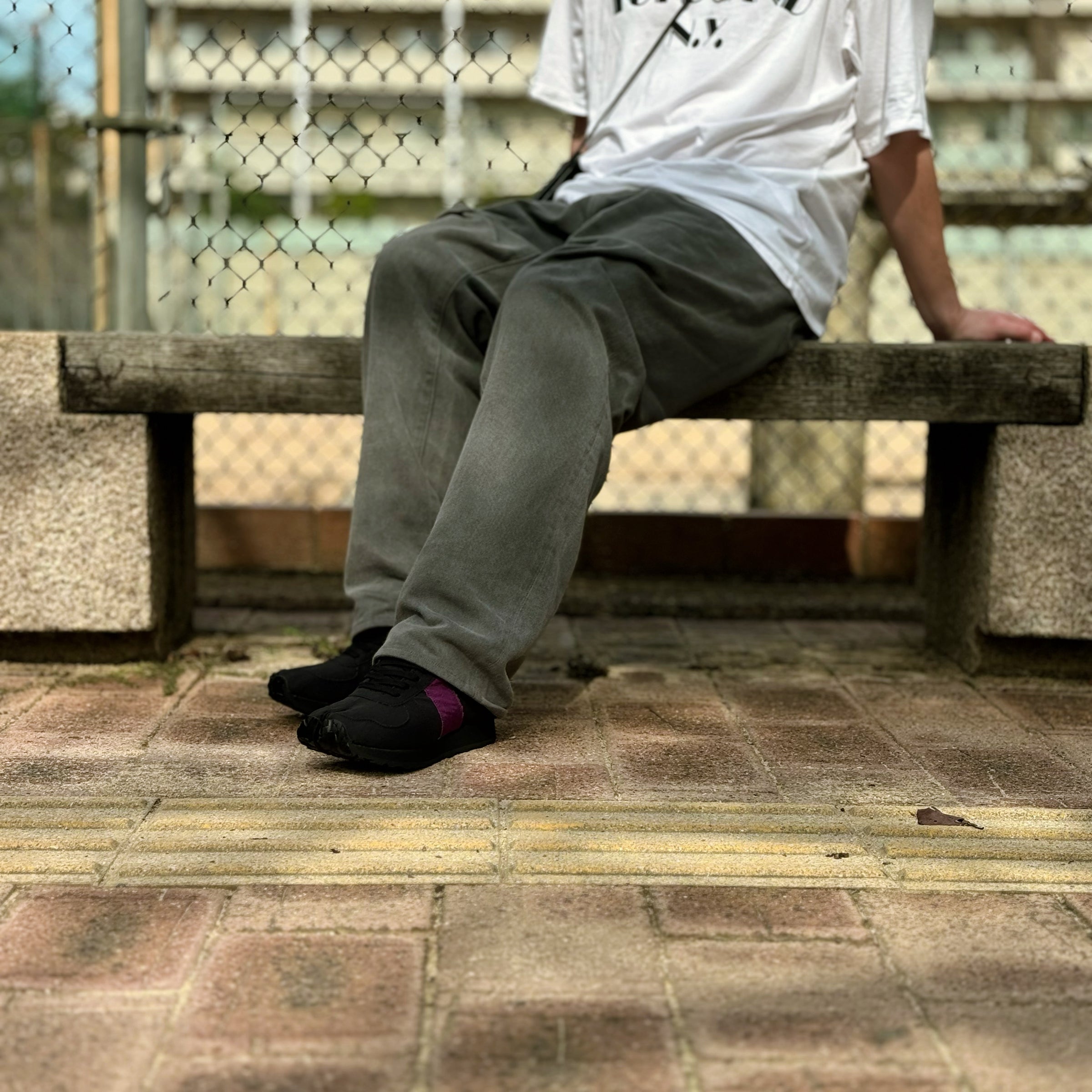 限定 tabito × DENCHU Tabi Trainer BLACK × PURPLE タビ 限定 tabito × DENCHU Tabi Trainer BLACK × PURPLE タビ