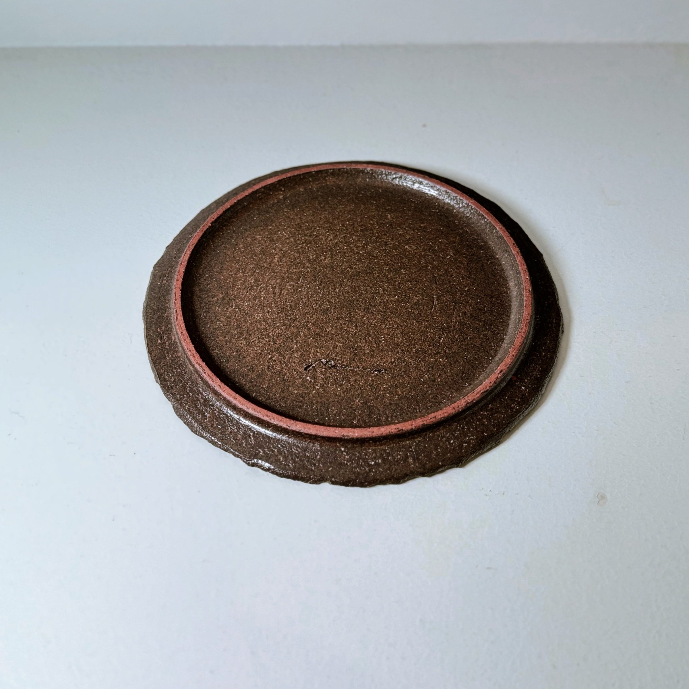 木目プレート (15㎝) / 前沢 陽彦 / 陶器 pottery / 一品料理 ケーキ